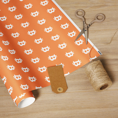 Bitcoin Wrapping Paper Roll-fomo21