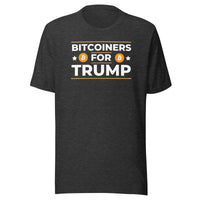 Load image into Gallery viewer, Bitcoiners For Trump Bitcoin T-Shirt-fomo21

