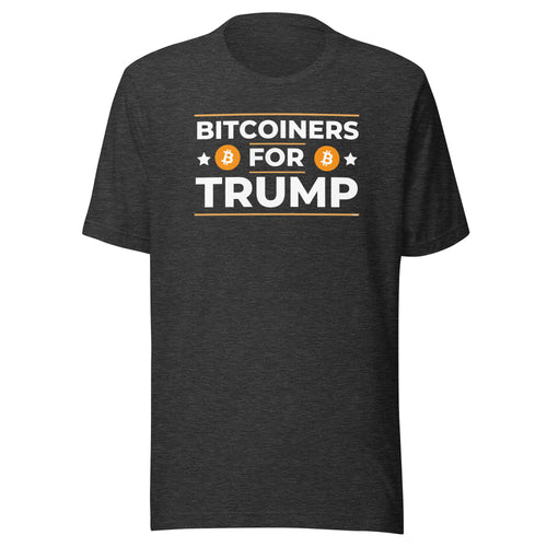 Bitcoiners For Trump Bitcoin T-Shirt-fomo21
