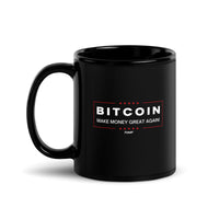 Load image into Gallery viewer, Make Money Great Again Bitcoin Black Coffee Mug - fomo21
