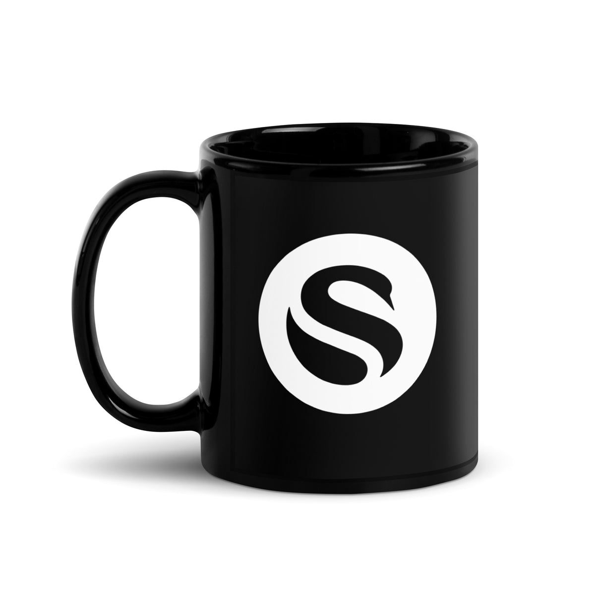 Swan Snow Icon Bitcoin Coffee Mug - fomo21