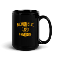 Load image into Gallery viewer, Nakamoto State University (Yellow) Bitcoin Coffee Mug - fomo21

