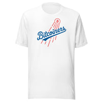 Load image into Gallery viewer, Bleeding Blue Bitcoiners Bitcoin T-Shirt-T-Shirt-fomo21
