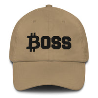 Load image into Gallery viewer, Boss Bitcoin Dad Hat-fomo21
