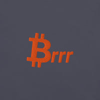 Load image into Gallery viewer, Brrr Bitcoin Orange Embroidered T-Shirt-Embroidered T-Shirt-fomo21
