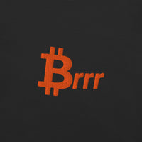 Load image into Gallery viewer, Brrr Bitcoin Orange Embroidered T-Shirt-Embroidered T-Shirt-fomo21
