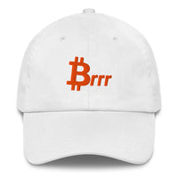 Load image into Gallery viewer, Brrr (Orange) Bitcoin Dad Hat-fomo21
