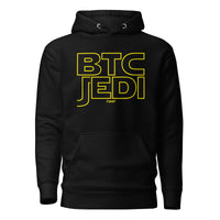 Load image into Gallery viewer, BTC Jedi Bitcoin Hoodie Sweatshirt-Pullover Hoodie Sweatshirt-fomo21
