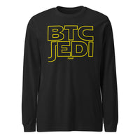 Load image into Gallery viewer, BTC Jedi Bitcoin Long Sleeve T-Shirt-fomo21

