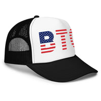 Load image into Gallery viewer, BTC USA Flag Bitcoin Foam Trucker Hat-fomo21
