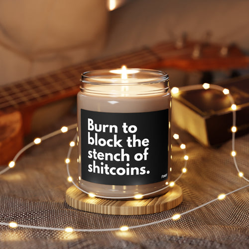 Burn To Block The Stench Of Shitcoins Bitcoin Candle-fomo21