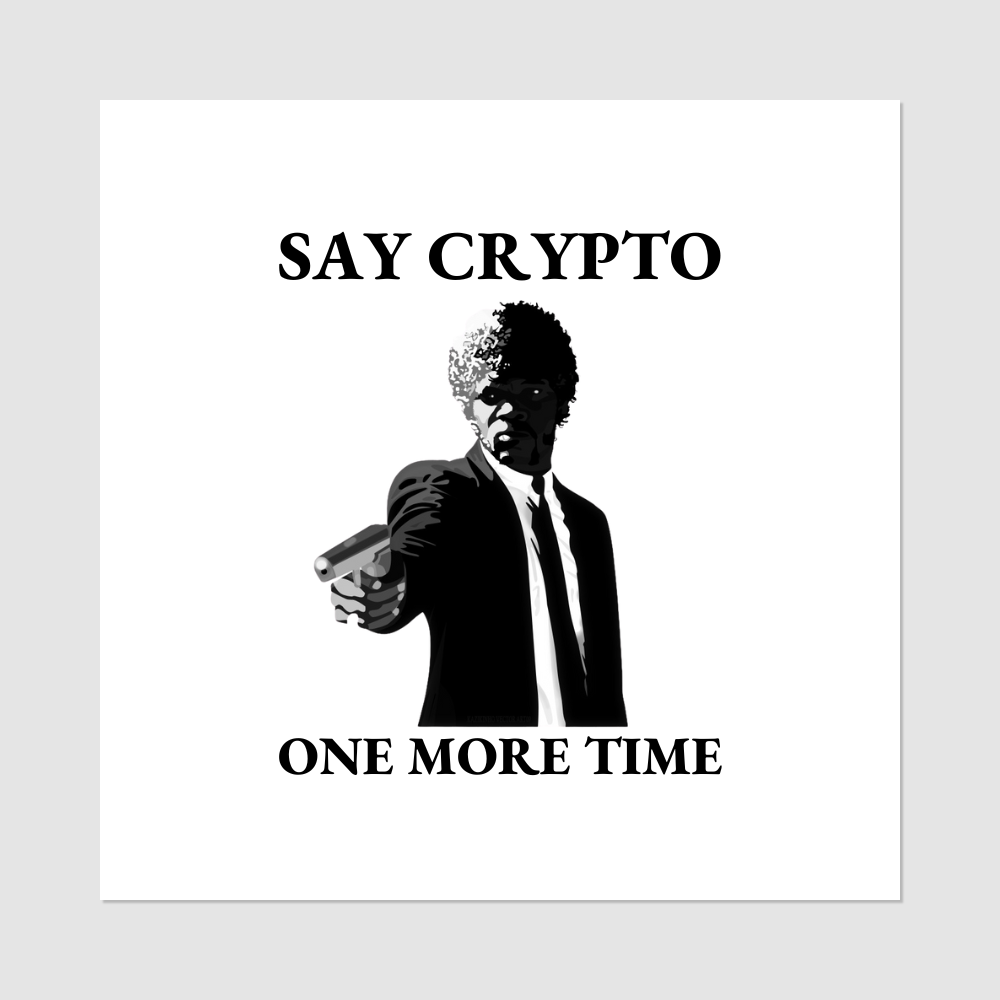 Say Crypto One More Time Temporary Tattoo - fomo21