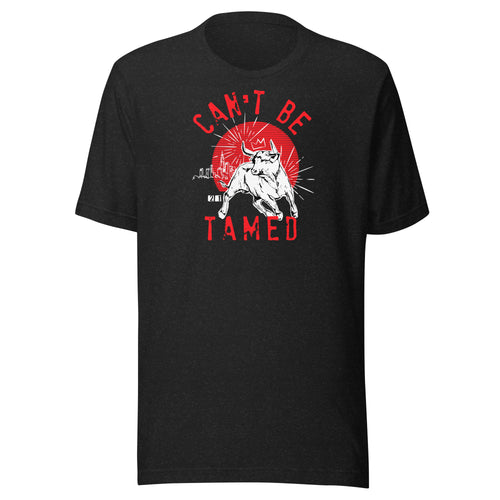 Can't Be Tamed Bull Graphic T-Shirt-fomo21