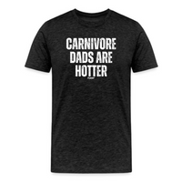 Load image into Gallery viewer, Carnivore Dads Are Hotter T-Shirt in Dark Grey Heather
