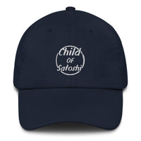 Load image into Gallery viewer, Child of Satoshi (White Embroidery) Bitcoin Dad Hat-fomo21
