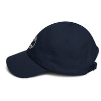 Load image into Gallery viewer, Child of Satoshi (White Embroidery) Bitcoin Dad Hat-fomo21
