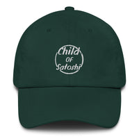 Load image into Gallery viewer, Child of Satoshi (White Embroidery) Bitcoin Dad Hat-fomo21
