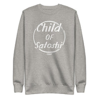 Load image into Gallery viewer, Child Of Satoshi (White Lettering) Bitcoin Crewneck Sweatshirt-fomo21
