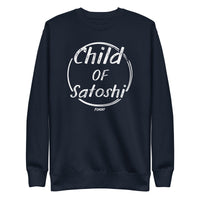 Load image into Gallery viewer, Child Of Satoshi (White Lettering) Bitcoin Crewneck Sweatshirt-fomo21
