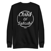 Load image into Gallery viewer, Child Of Satoshi (White Lettering) Bitcoin Crewneck Sweatshirt-fomo21
