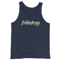 Load image into Gallery viewer, Choose Freedom Bitcoin Men's Tank Top-fomo21
