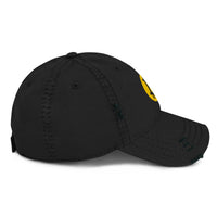 Load image into Gallery viewer, Circle Bitcoin Logo Distressed Dad Hat-Dad Hat-fomo21
