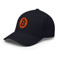 Load image into Gallery viewer, Circle Bitcoin Logo Flexfit Hat-fomo21

