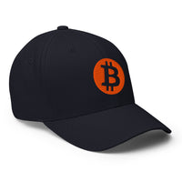 Load image into Gallery viewer, Circle Bitcoin Logo Flexfit Hat-fomo21
