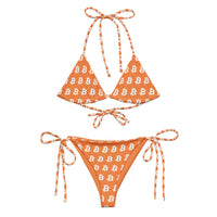 Load image into Gallery viewer, Classic Bitcoin String Bikini Swimsuit-Bathing Suit-fomo21
