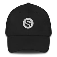 Load image into Gallery viewer, Swan Snow Icon Bitcoin Dad Hat - fomo21
