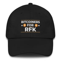 Load image into Gallery viewer, Bitcoiners For RFK Bitcoin Dad Hat - fomo21
