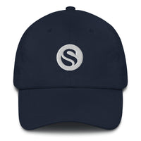 Load image into Gallery viewer, Swan Snow Icon Bitcoin Dad Hat - fomo21

