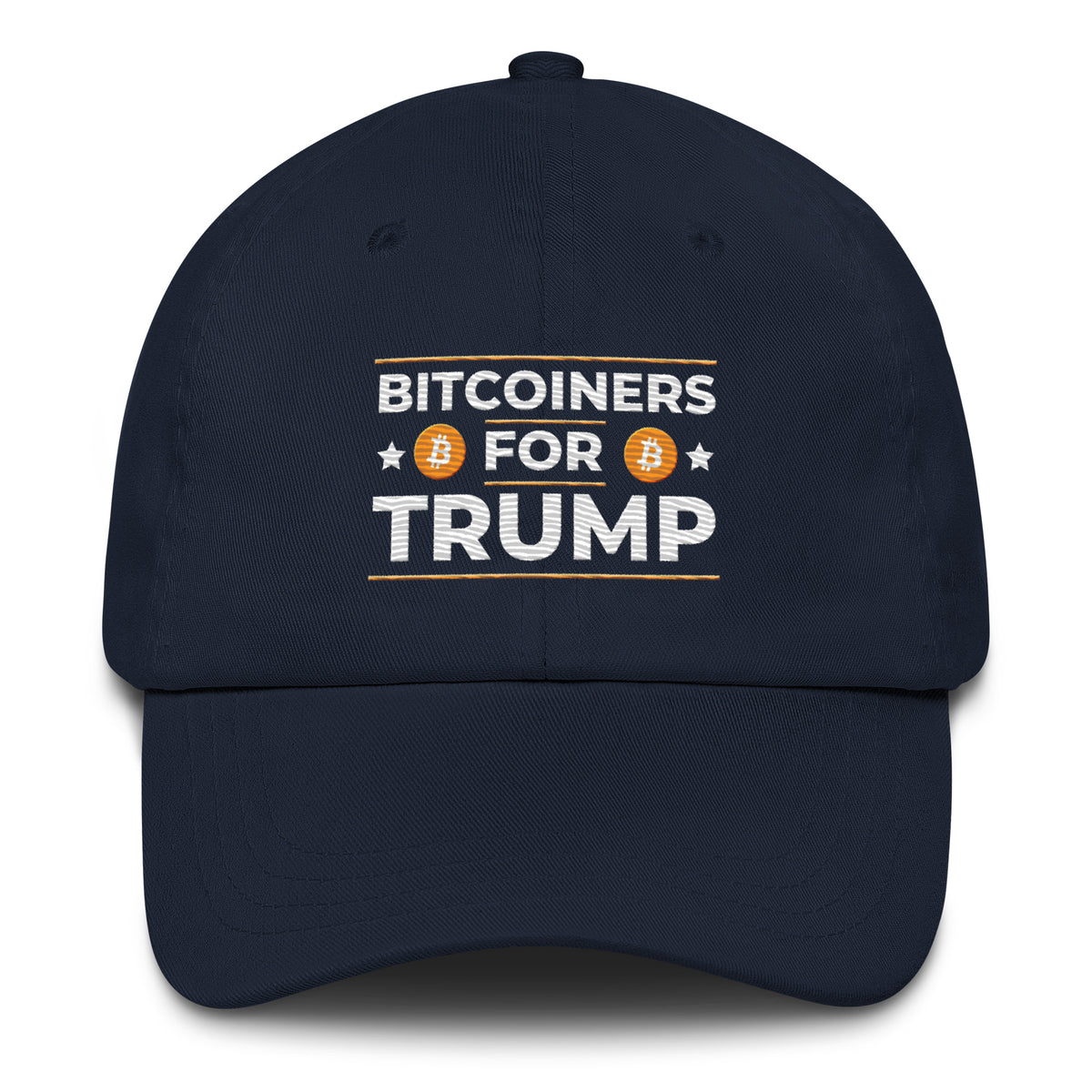 Bitcoiners For Trump Bitcoin Dad Hat - fomo21