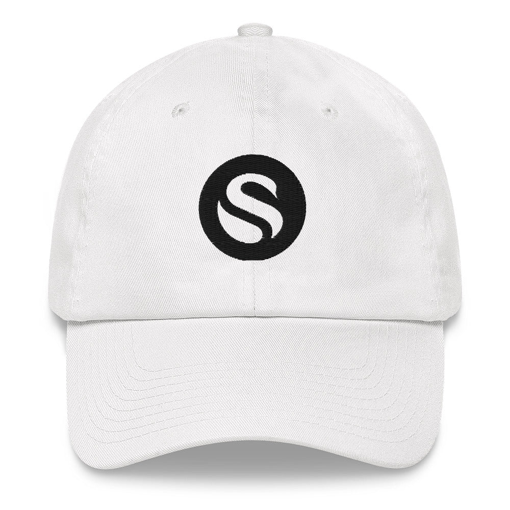 Swan Black Icon Bitcoin Dad Hat - fomo21