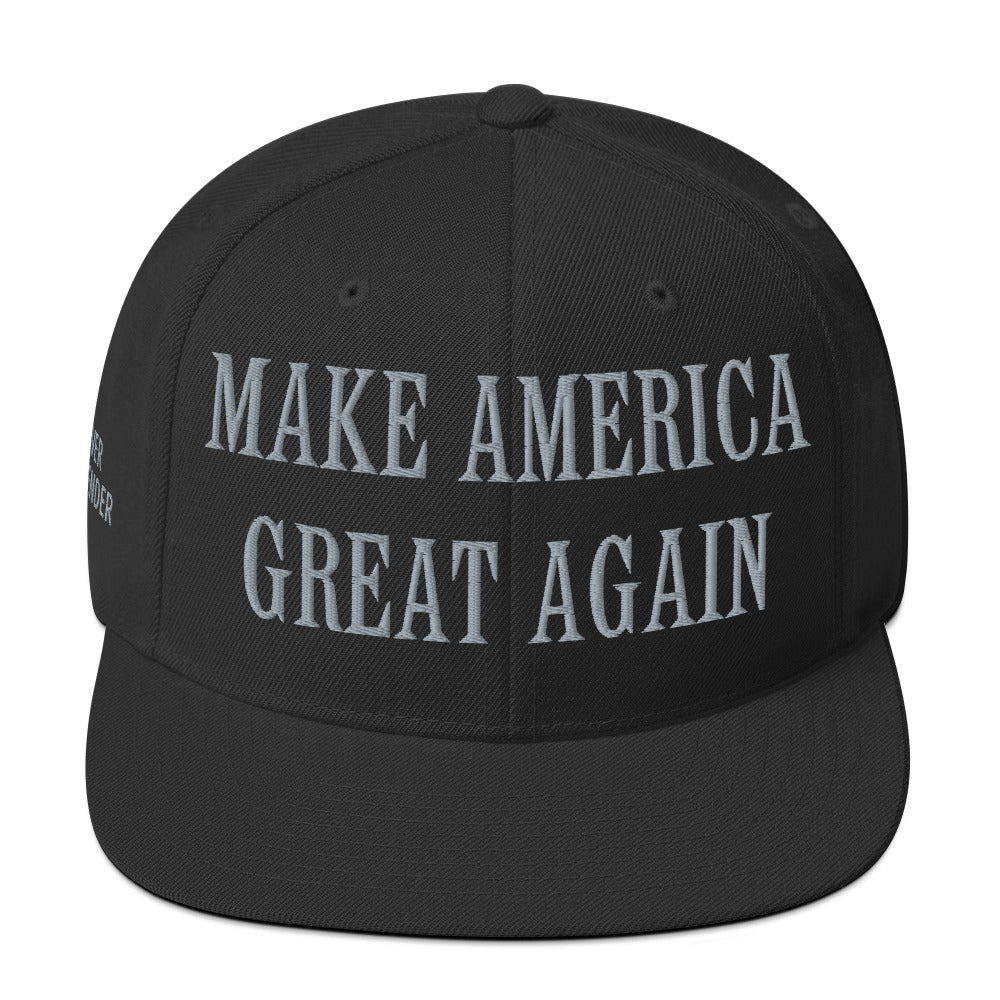 Make America Great Again - Never Surrender - Bitcoin Snapback Hat