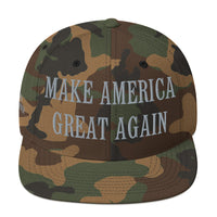Load image into Gallery viewer, Make America Great Again - Never Surrender - Bitcoin Snapback Hat - fomo21
