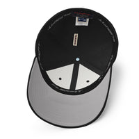 Load image into Gallery viewer, Bitcoin B (Black Embroidery) Flexfit Hat - fomo21
