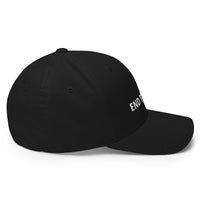 Load image into Gallery viewer, End The Fed (White Embroidery) Bitcoin Flexfit Hat - fomo21

