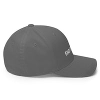 Load image into Gallery viewer, End The Fed (White Embroidery) Bitcoin Flexfit Hat - fomo21
