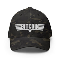 Load image into Gallery viewer, I Feel The Need The Need For More Bitcoin Camo Flexfit Hat - fomo21

