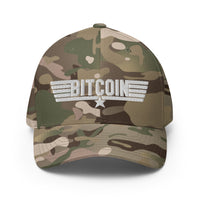 Load image into Gallery viewer, I Feel The Need The Need For More Bitcoin Camo Flexfit Hat - fomo21
