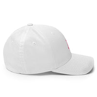 Load image into Gallery viewer, Bitcoin B (Pink Embroidery) Flexfit Hat - fomo21
