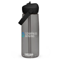 Load image into Gallery viewer, Compass Mining Logo Flip Straw Water Bottle-fomo21
