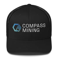 Load image into Gallery viewer, Compass Mining Stacked Logo Embroidered Trucker Hat-fomo21
