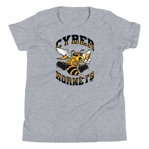 Cyber Hornets Bitcoin Youth T-Shirt-fomo21