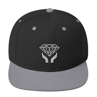 Load image into Gallery viewer, Diamond Hands Bitcoin Snapback Hat-Snapback Hat-fomo21
