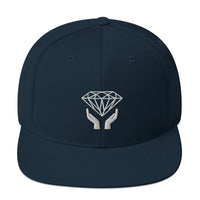 Load image into Gallery viewer, Diamond Hands Bitcoin Snapback Hat-Snapback Hat-fomo21
