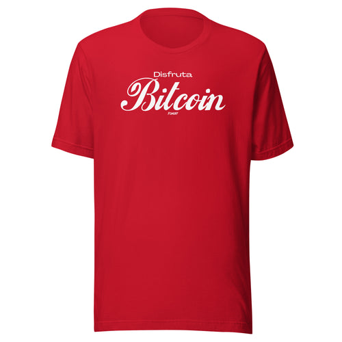 Disfruta Bitcoin Español T-Shirt-fomo21