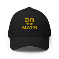 Load image into Gallery viewer, Do The Math (Gold Embroidery) Bitcoin Flexfit Hat-fomo21
