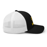 Load image into Gallery viewer, Do The Math (Gold Embroidery) Bitcoin Retro Trucker Hat-Trucker Hat-fomo21
